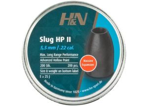 Slugs H&N 5.5 mm HP II 25 grain (.218)