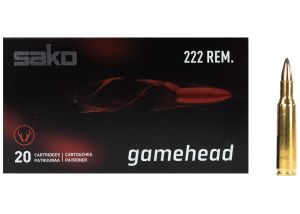 Kogelpatronen Sako Gamehead .222 Rem Mag SP 55 grain