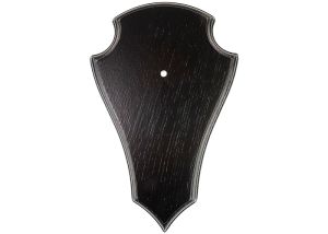 Antler shield Fritzmann with double jaw compartment 22x13 cm dark