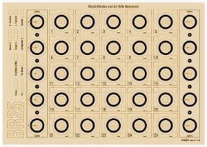 Benchrest Schijf Krüger BR25 5134 42x29.7