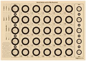 Benchrest schijf BR50 5136 42x29.7