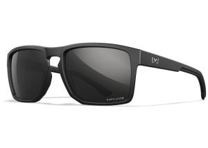 Glasses Wiley X Founder - Captivate Polarized Black Mirror Lenses - Matte Black Frame