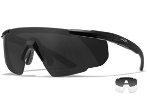 Bril Wiley X Saber ADV Grey/Clear Black Frame
