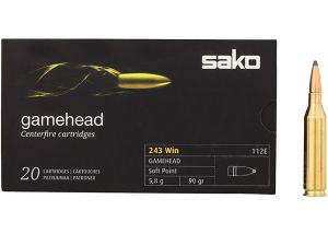 Kogelpatronen Sako Gamehead .243 Win SP 90 grain