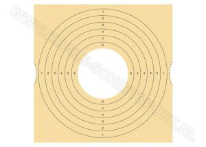 Target-strip holder - improved type for 7 cm stripes 3020