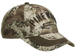 Cap Pinewood Camou Strata/Suede Brown