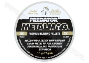 Luchtdrukkogeltjes Predator Metalmag 5.5 mm 17 grain