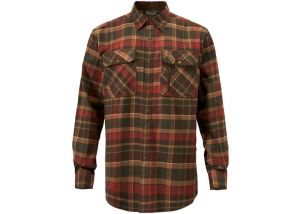 Shirt Pinewood Prestwick Exclusive Dark Green/Terracotta