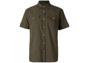 Overhemd Pinewood Safari S/S Moss Green