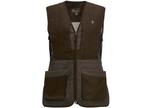 Shooting Vest Pinewood Ladies Suede Brown