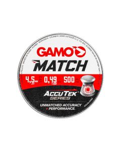 Airgun Pellets Gamo Match AccuTek 4.5 mm 7.6 grain