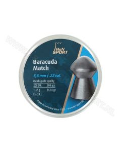 Luchtdrukkogeltjes H&N Baracuda Match 5.5 mm 21.14 grain