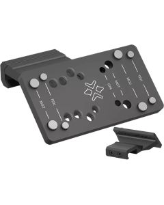 Montagebasis Vector Optics Weaver/Picatinny naar 45&deg; Offset Universal Footprint