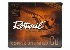 Hagelpatronen Rottweil Copper Unlimited 12-70-4 34 gram Kal 12 (10 st)