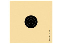 Air rifle skills training target 1440 bullseye with the rings 6 and 8 10x10