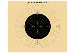 Big bore rifle background target 100 m Woerden S 45x39.5