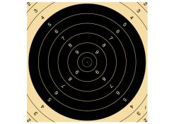 Groot kaliber geweer schijf 2410 insteek ongenummerd 61x61