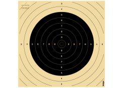 Centre for big bore rifle target 100 m Woerden with slot for 26x26 targets (numbered)