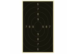 Target for rapid fire action pistol 25 m 3201 47x77.7