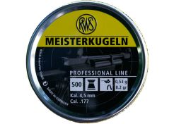 Luchtdrukkogeltjes RWS Meisterkugeln geel 4.5 mm 8.2 grain