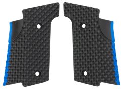 Grip panels LOK Grips Walther Q-series SF Thin Bogies Black/Blue