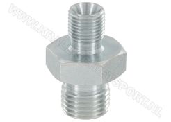 Adapter BF 1/8 naar 1/4 BSP Male/Male