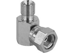 Adaptor Best Fittings 1/8 BSP Male/Female Hoek 90 graden