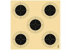 Luchtgeweerschijf met 5 visuelen 1305 14x13.5 (ongenummerd)