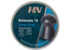 Airgun Pellets H&N Baracuda 18 5.5 mm 18.13 grain 