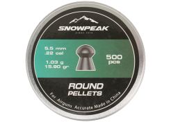 Luchtdrukkogeltjes Snowpeak Round 5.5 mm 15.90 grain