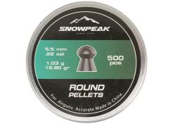 Luchtdrukkogeltjes Snowpeak Round 5.5 mm 15.90 grain