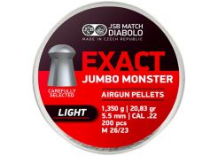Airgun Pellets JSB Exact Jumbo Monster Light 5.52 mm 20.83 grain