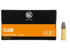 Kogelpatronen RWS Club .22 LR RN 40 grain