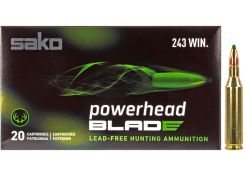 Kogelpatronen Sako Powerhead Blade .243 Win SP 80 grain