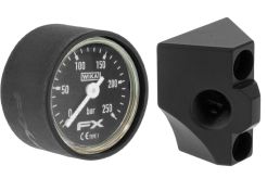 Angled Pressure Gauge Bracket FX Impact M3/M4/DRS incl. Gauge
