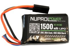 Batterij Nuprol LiPo 7.4v 1500mAh Peq Micro