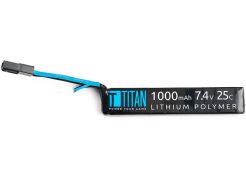 Batterij Titan LiPo 7.4V 1000mAh Stick Mini-Tamiya