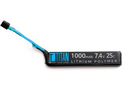 Batterij Titan LiPo 7.4V 1000mAh Stick T-plug Deans