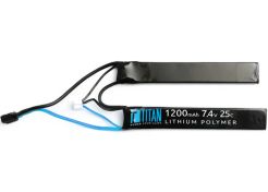 Batterij Titan LiPo 7.4V 1200mAh Nunchuck T-Plug Deans