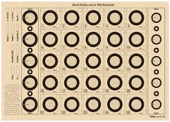 Benchrest target Kruger BR50 5136 42x29.7