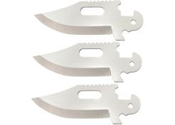 Blade Cold Steel Click N Cut Bowie Clip Point 3-Pack