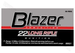 Kogelpatronen CCI Blazer .22 LR RN 40 Grain