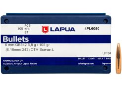 Kogelkoppen Lapua .243 Scenar-L OTM 105 grain