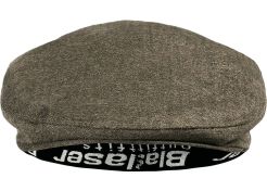 Pet Blaser Vintage Flat Cap - Olive Mélange / Black