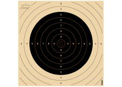Centre for big bore rifle target 100 m Woerden with slot for 26x26 targets (numbered)