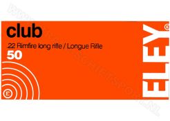 Kogelpatronen Eley Club .22 LR RN 40 Grain