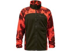 Fleece Vest Pinewood Oviken - Strata Blaze/Hunting Green