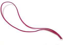 Dog Whistle Cord Acme Leather Luxe Fuchsia