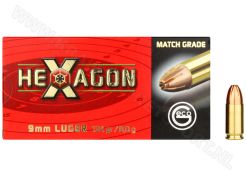 Kogelpatronen Geco Hexagon 9 mm 124 grain