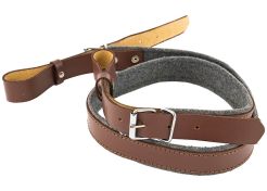 Gun Sling Leather Grey